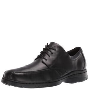 DUNHAM MEN'S BRYCE OXFORD,BLACK SMOOTH,12 2E US